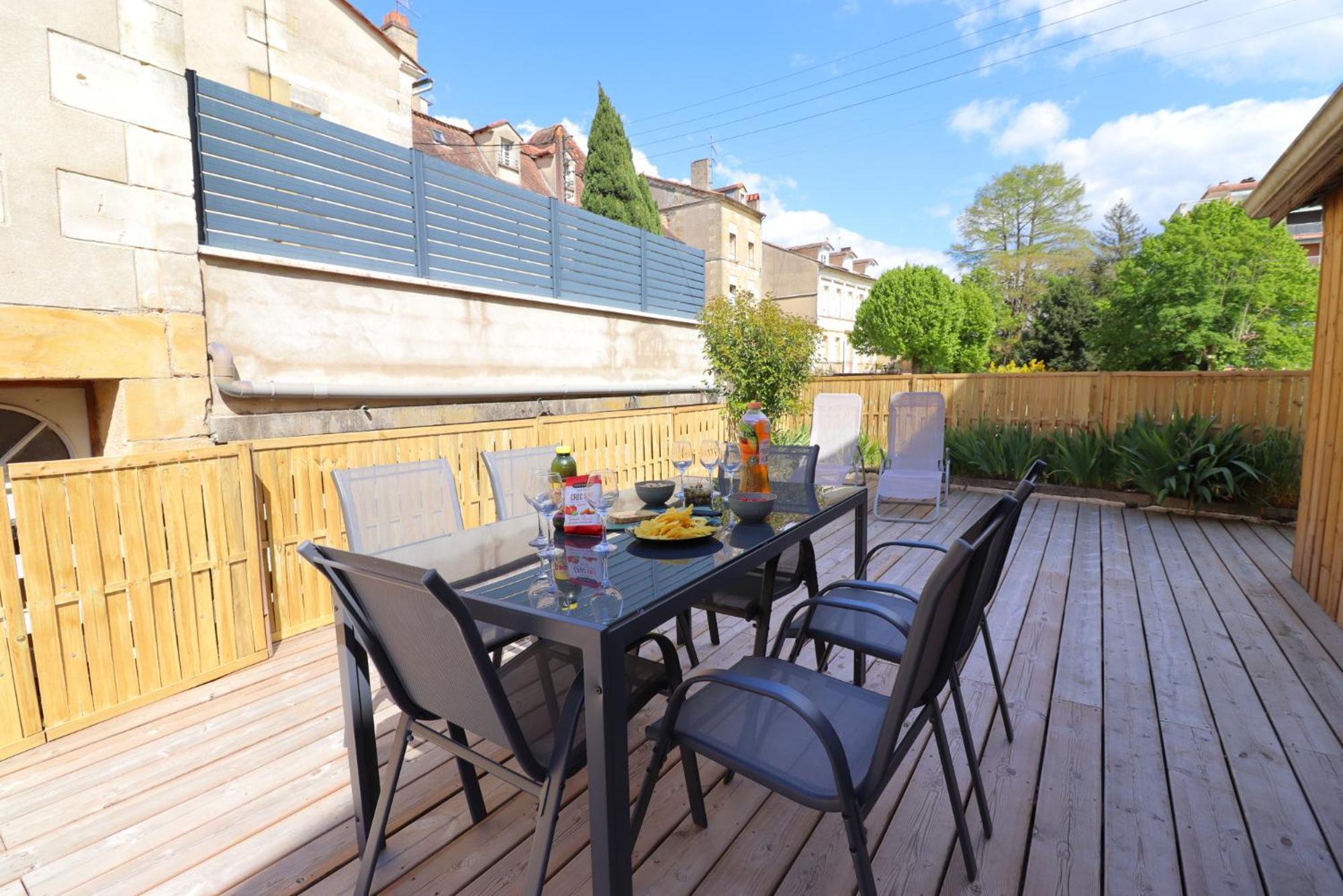 Апартаменты Le Terrazza - T3 Hyper-Centre Avec Terrasse Privative Бержерак Номер фото